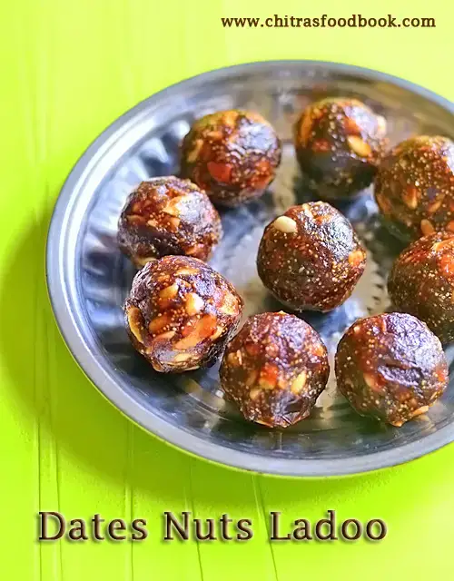Dates and nuts laddu