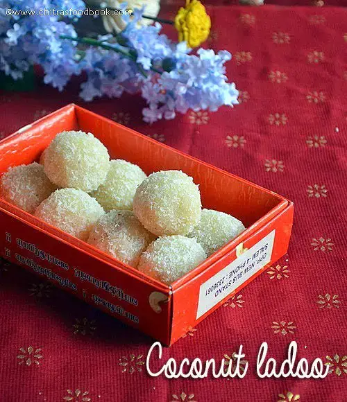 Coconut laddu recipe