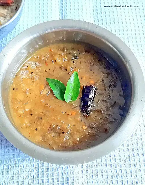 Vazhaithandu sweet pachadi recipe / Banana stem pachadi recipe