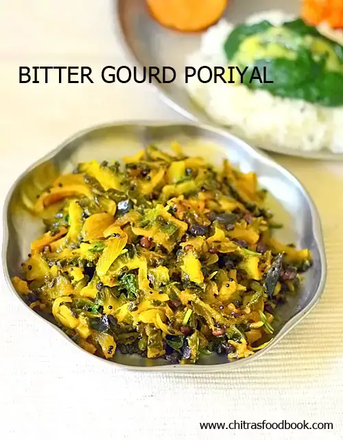 Pavakkai poriyal recipe / Bitter gourd curry
