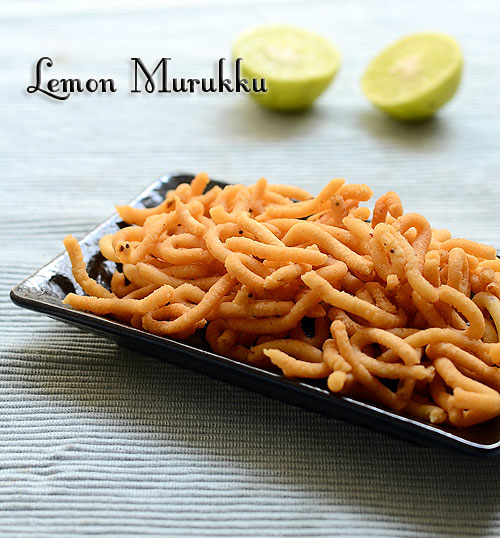 Pulippu Murukku Recipe / Pulani - Sour Murukku (Lemon Murukku) - Chitra ...