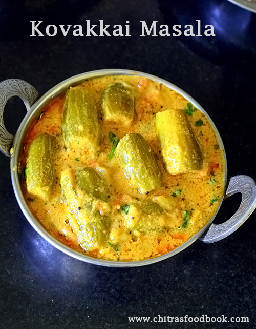 Kovakkai Masala Kuzhambu Recipe –Tindora Gravy For Rice, Roti