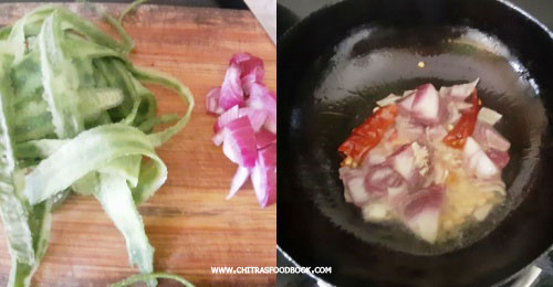 Ridge gourd skin chutney for rice | Peerkangai Thol Thogayal Recipe ...