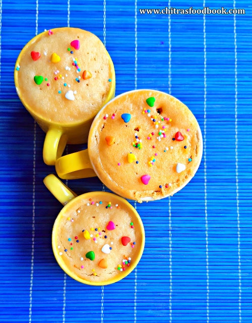 Butterscotch Mug Cake in a Microwave | Butterscotch Mug Cake No Egg
