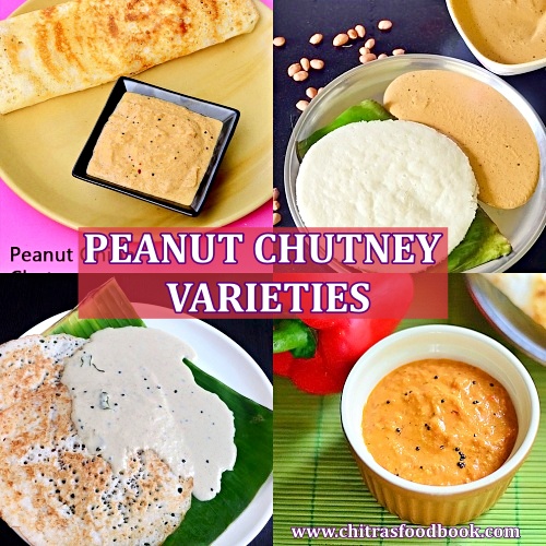 Peanut chutney recipes (10 Peanut chutney varieties)
