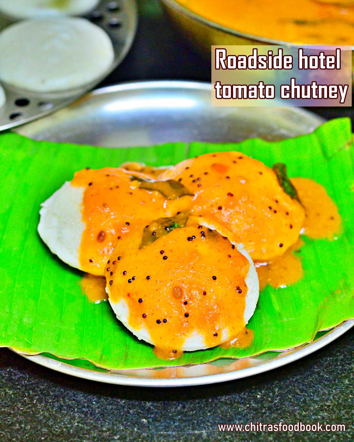 Roadside Tomato chutney | Street Style Red chutney recipe